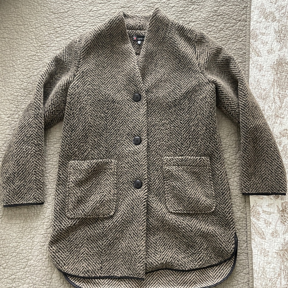 Women's Herringbone Jacket - Black